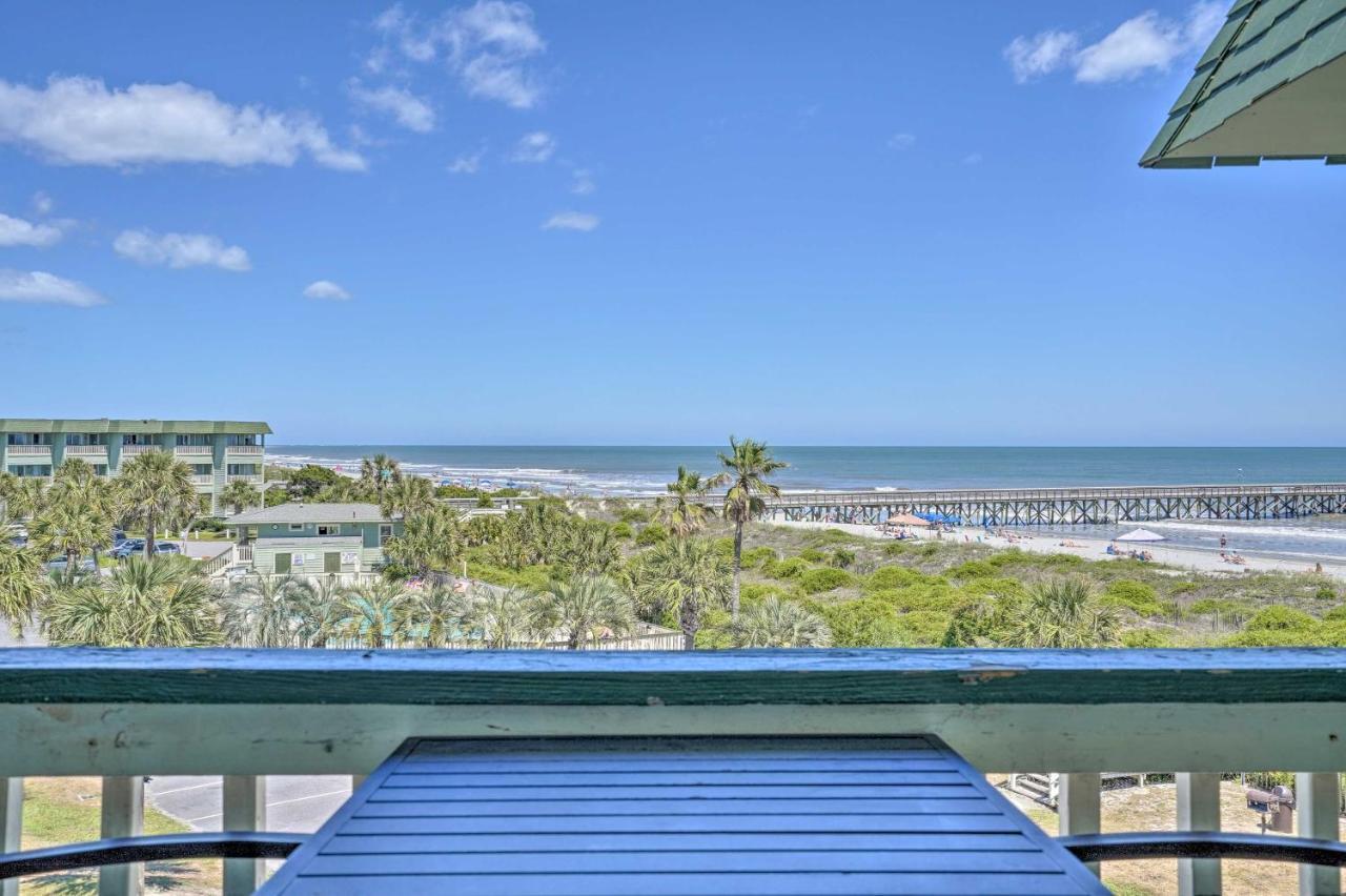 Isle Of Palms Beachfront Condo With Balcony And Pool! Exterior photo